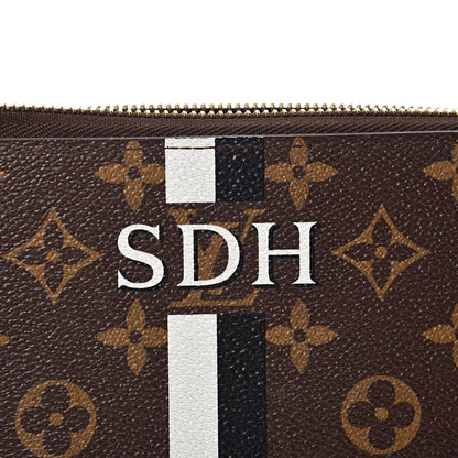 Louis Vuitton Monogram My Heritage Zippy Wallet Black White 9 of 10