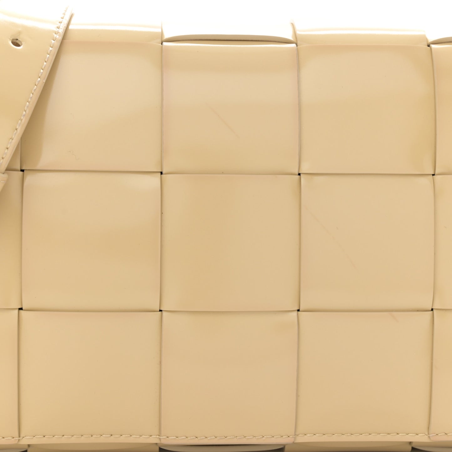 Brushed Calfskin Intrecciato Cassette Bag Porridge