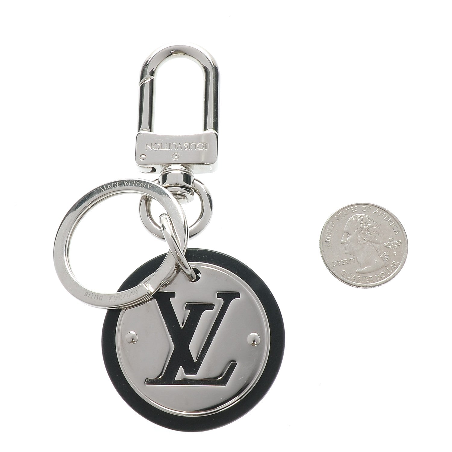Louis Vuitton LV Cut Circle Key Holder Silver 2 of 4