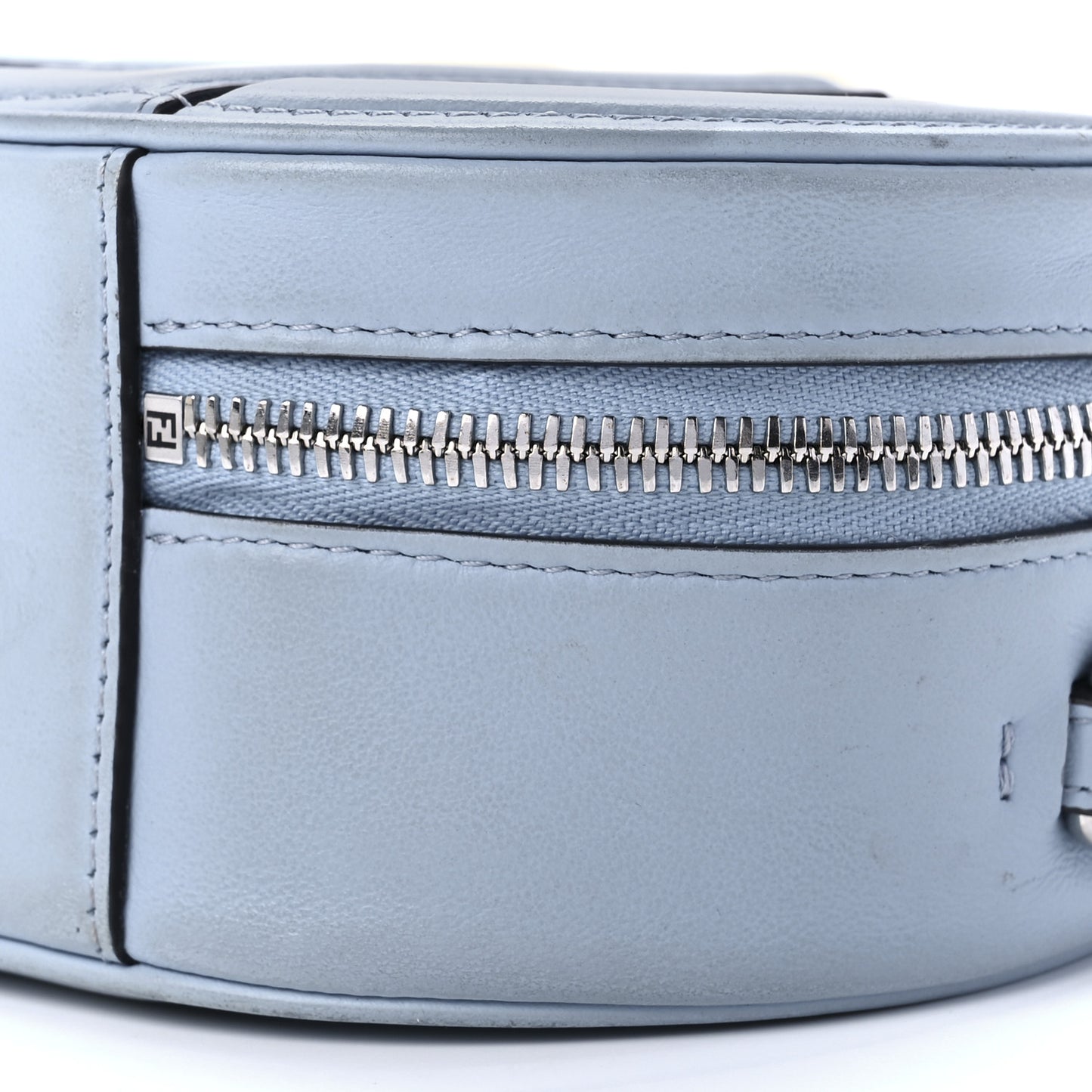 Vitello Grace Matte O'Lock Mini Camera Case Azzurro Baby