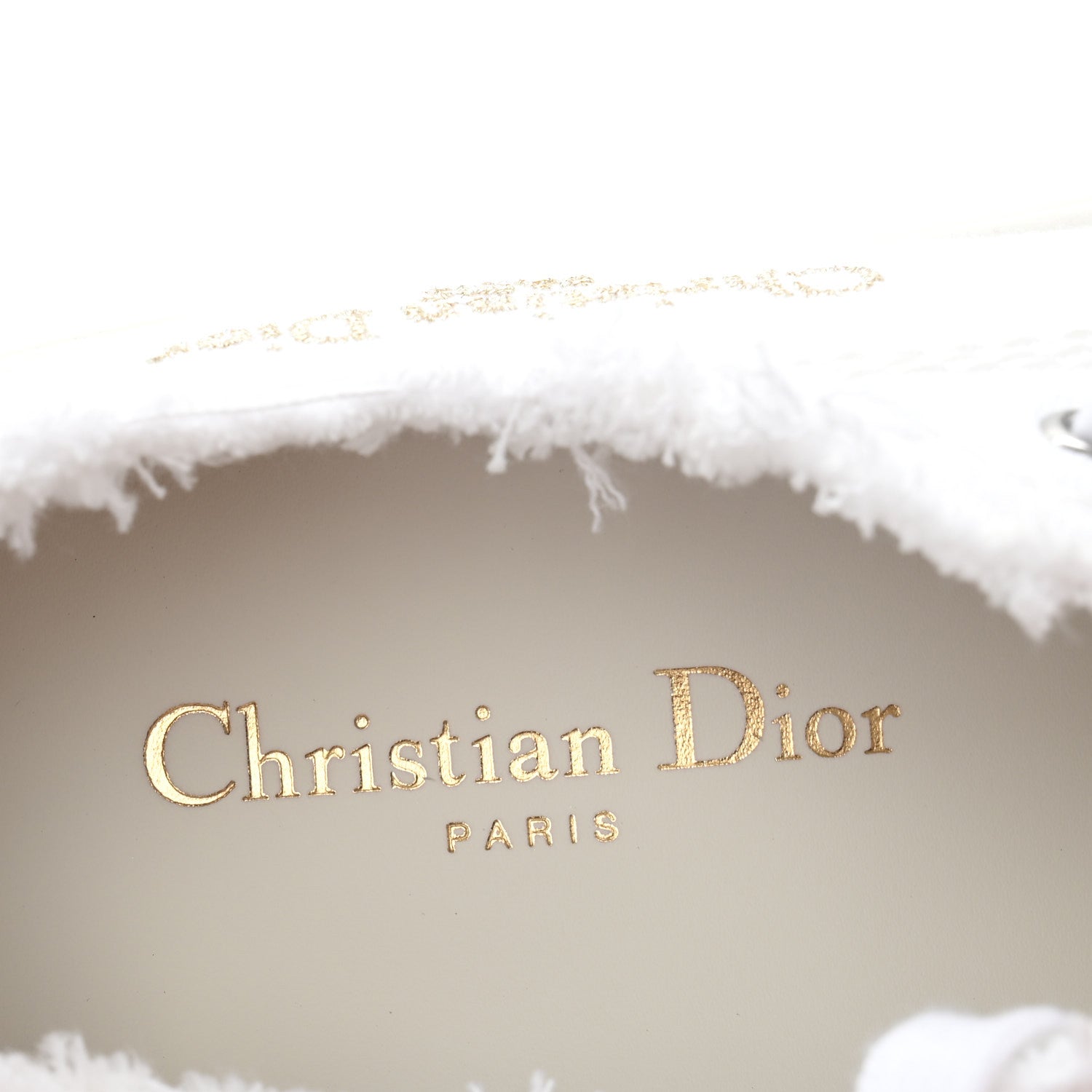 Christian Dior Frayed Canvas Embroidered Logo Walk'N'Dior Low Top Sneakers 36.5 White 8 of 10