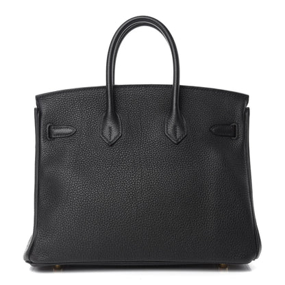 Hermes Togo Birkin 25 Black 4 of 36