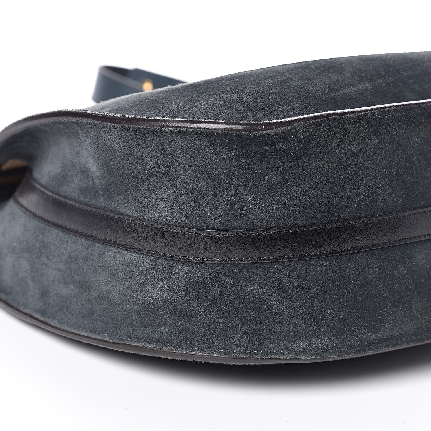 Chloe Calfskin Suede Small Hayley Hobo Silver Blue 7 of 15