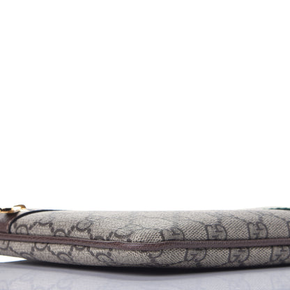 Gucci GG Supreme Monogram Large Ophidia Pouch Clutch Brown 7 of 8