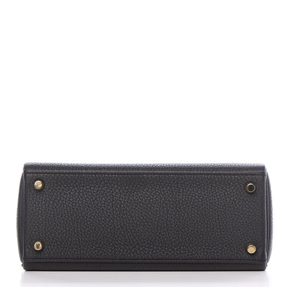 Hermes Togo Kelly Retourne 25 Black 7 of 64