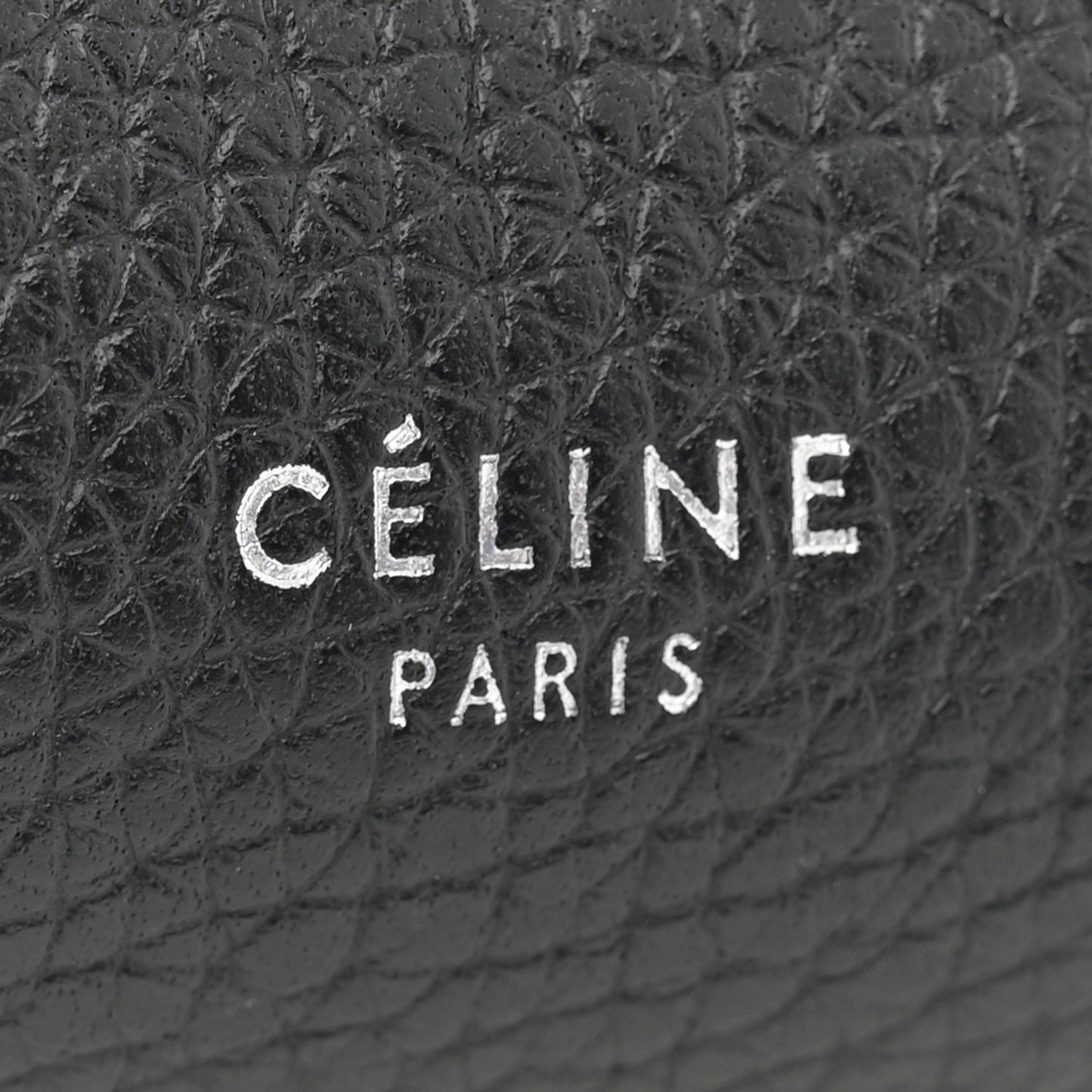 Supple Grained Calfskin Small Big Bag Black