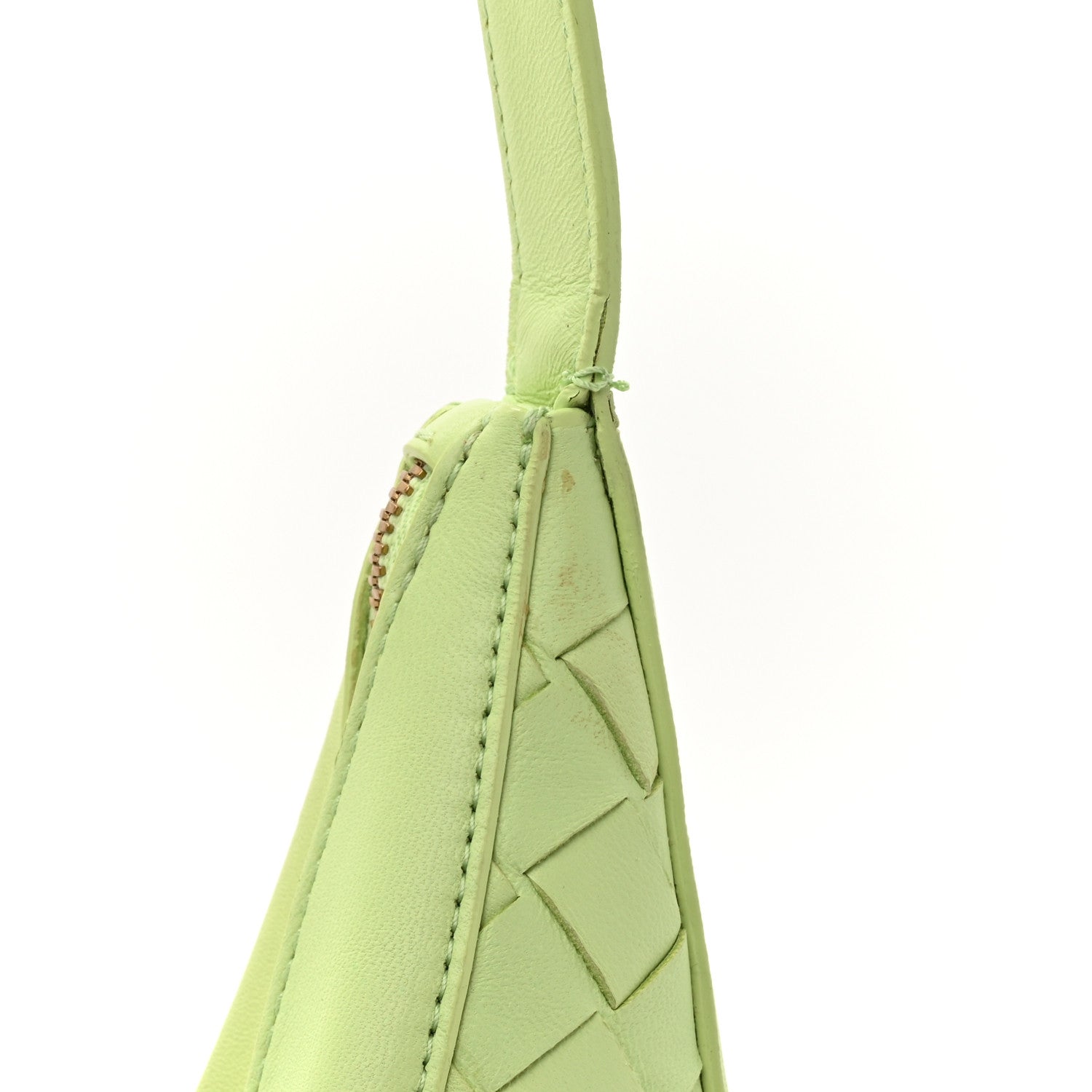 Bottega Veneta Nappa Intrecciato Small Drop Shoulder Bag Fennel 12 of 13