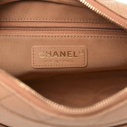 Chanel Caviar Quilted Coco Tassel Camera Case Beige 6 of 11