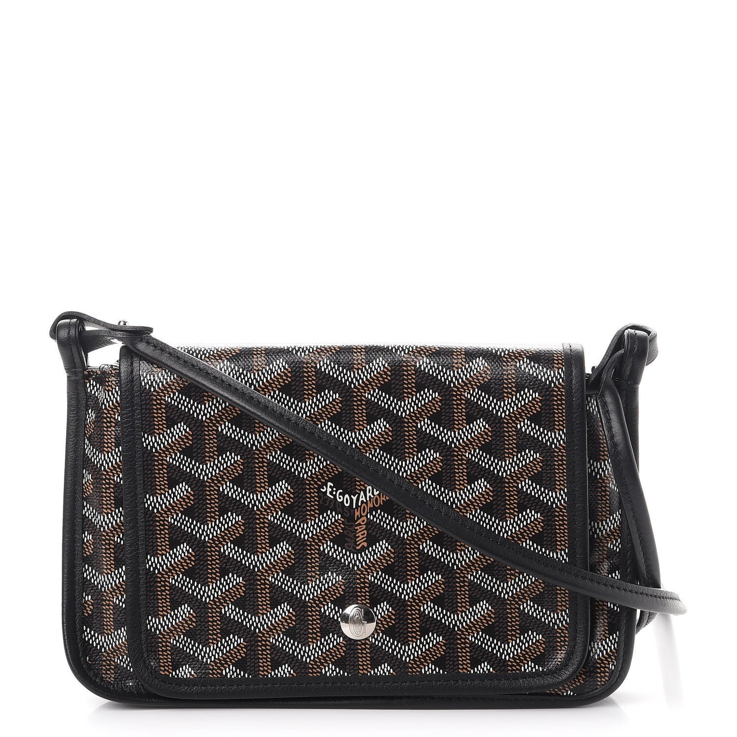Goyardine Plumet Wallet Clutch Black