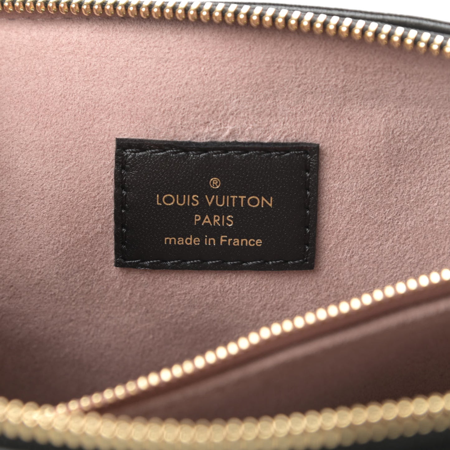Lambskin Embossed Monogram Coussin PM Black