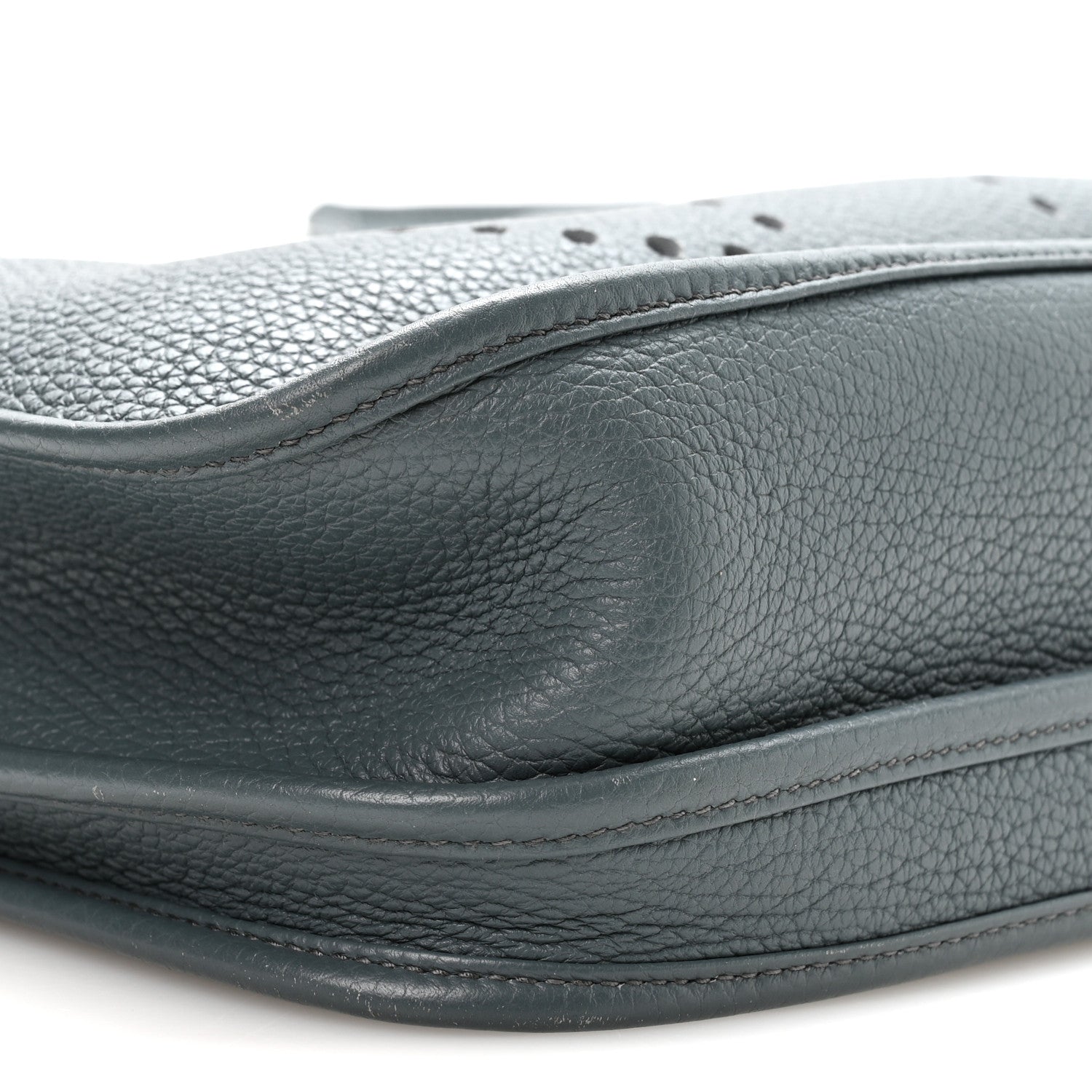 Hermes Taurillon Clemence EVELYNE III PM Vert Cypress 9 of 10