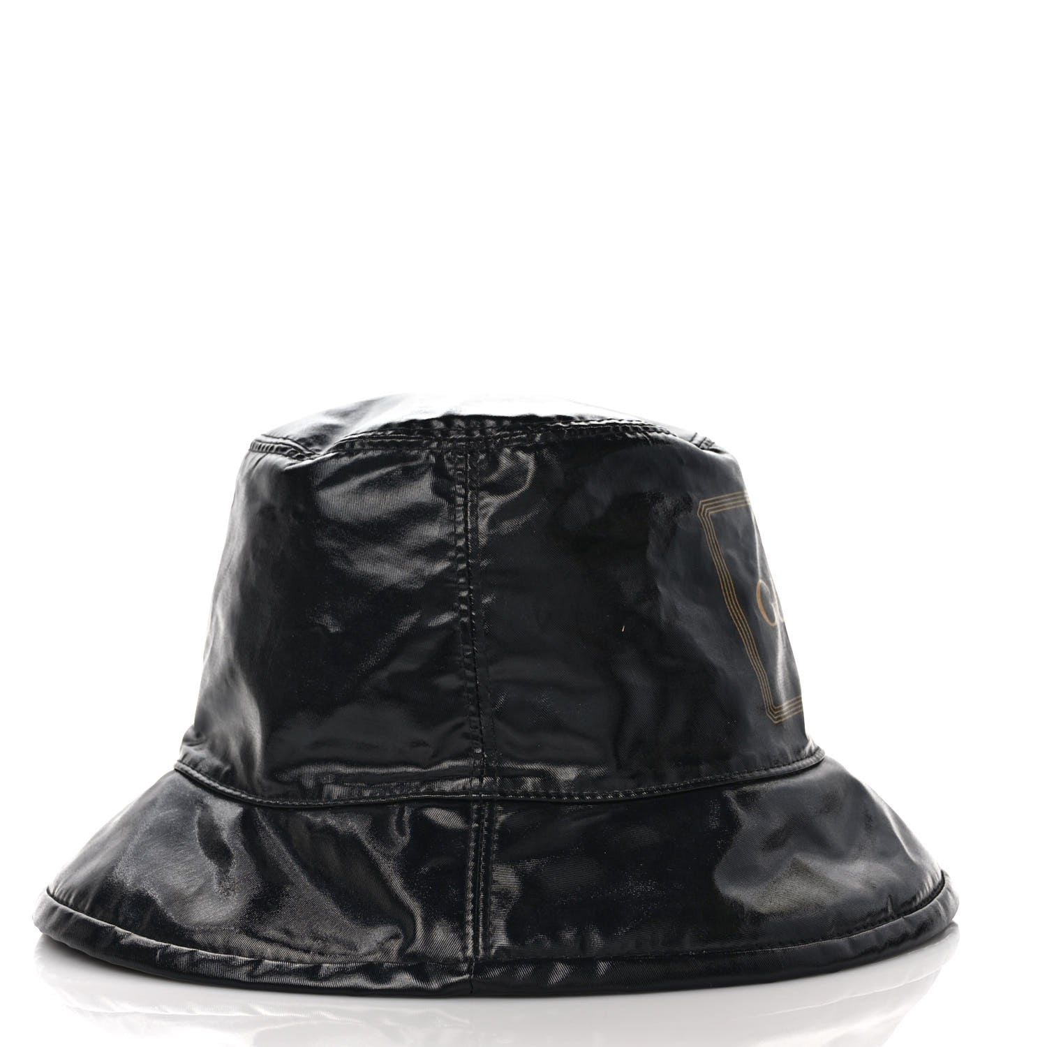 Gucci Coated Canvas Logo Bucket Hat M Black 5 of 8