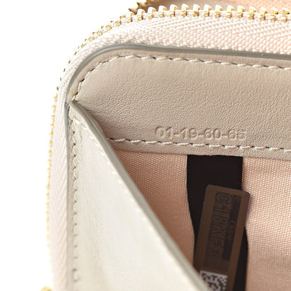 Chloe Smooth Calfskin Little Horses Embroidered Medium Signature Wallet Pastel Grey 7 of 8