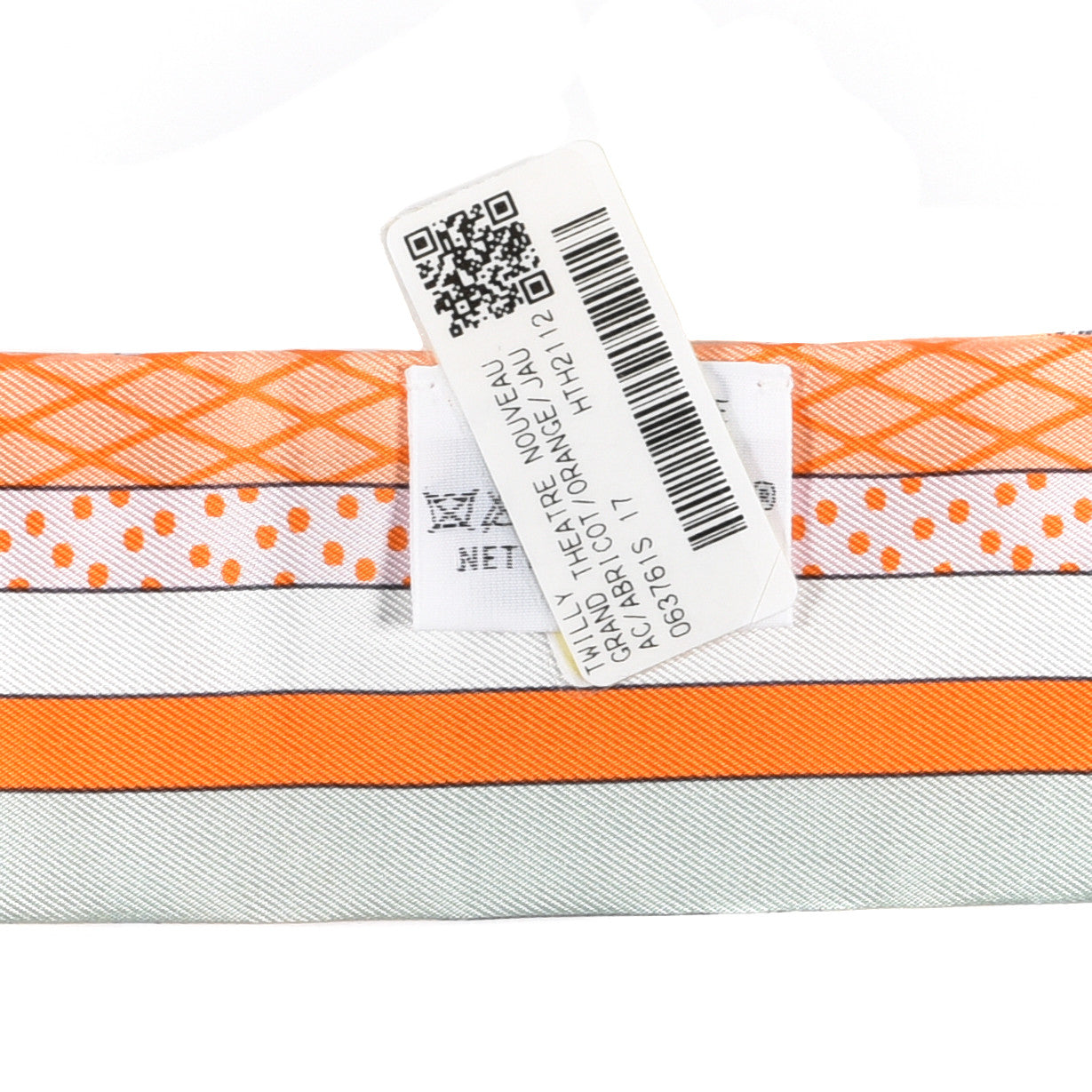 Silk Twilly Grand Theatre Nouveau Abricot Orange Jaune