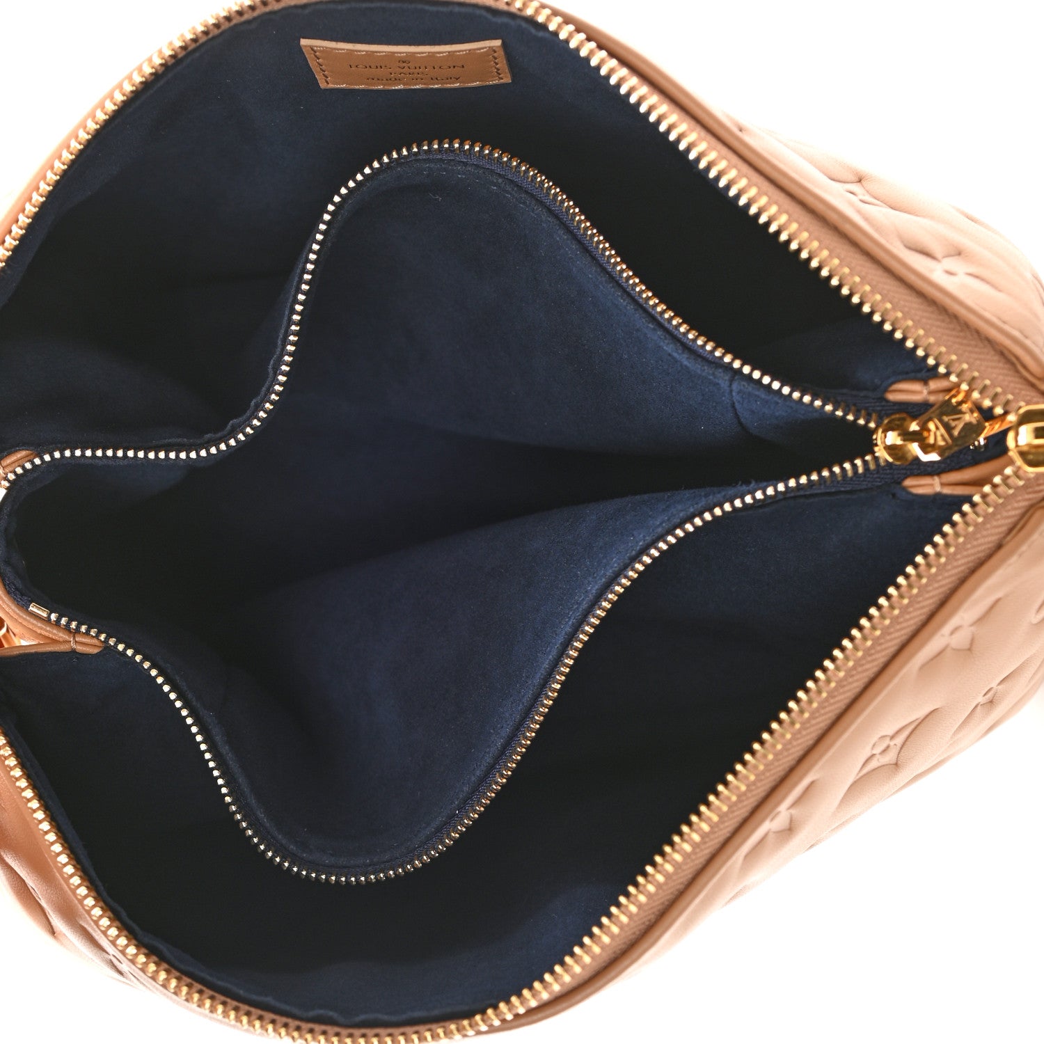 Louis Vuitton Lambskin Embossed Monogram Coussin PM Camel 4 of 7