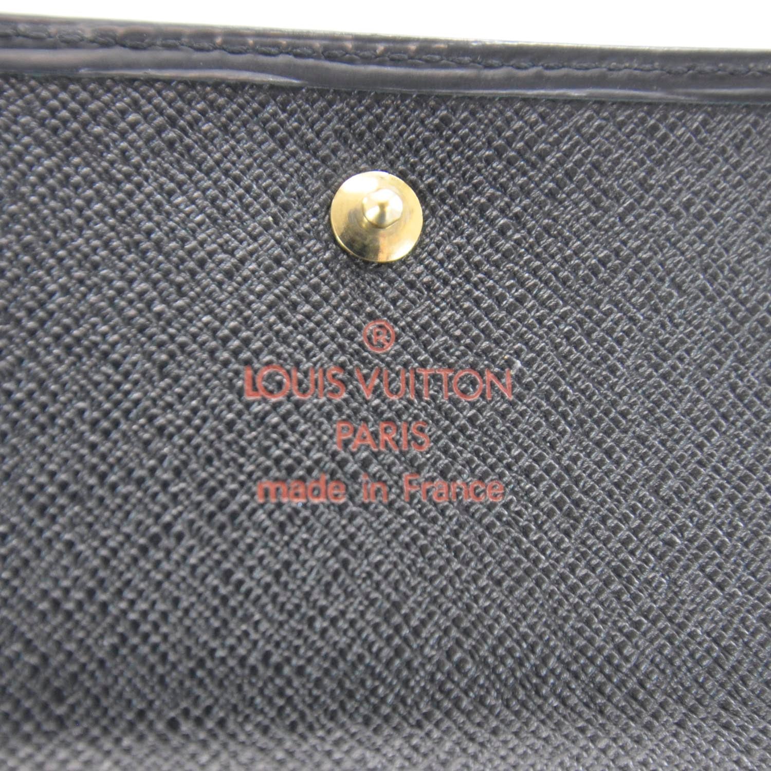 Louis Vuitton Epi Elise Wallet Black 9 of 10
