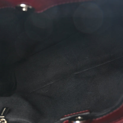 Burberry Haymarket Check Shoulder Bag Red 5 of 8