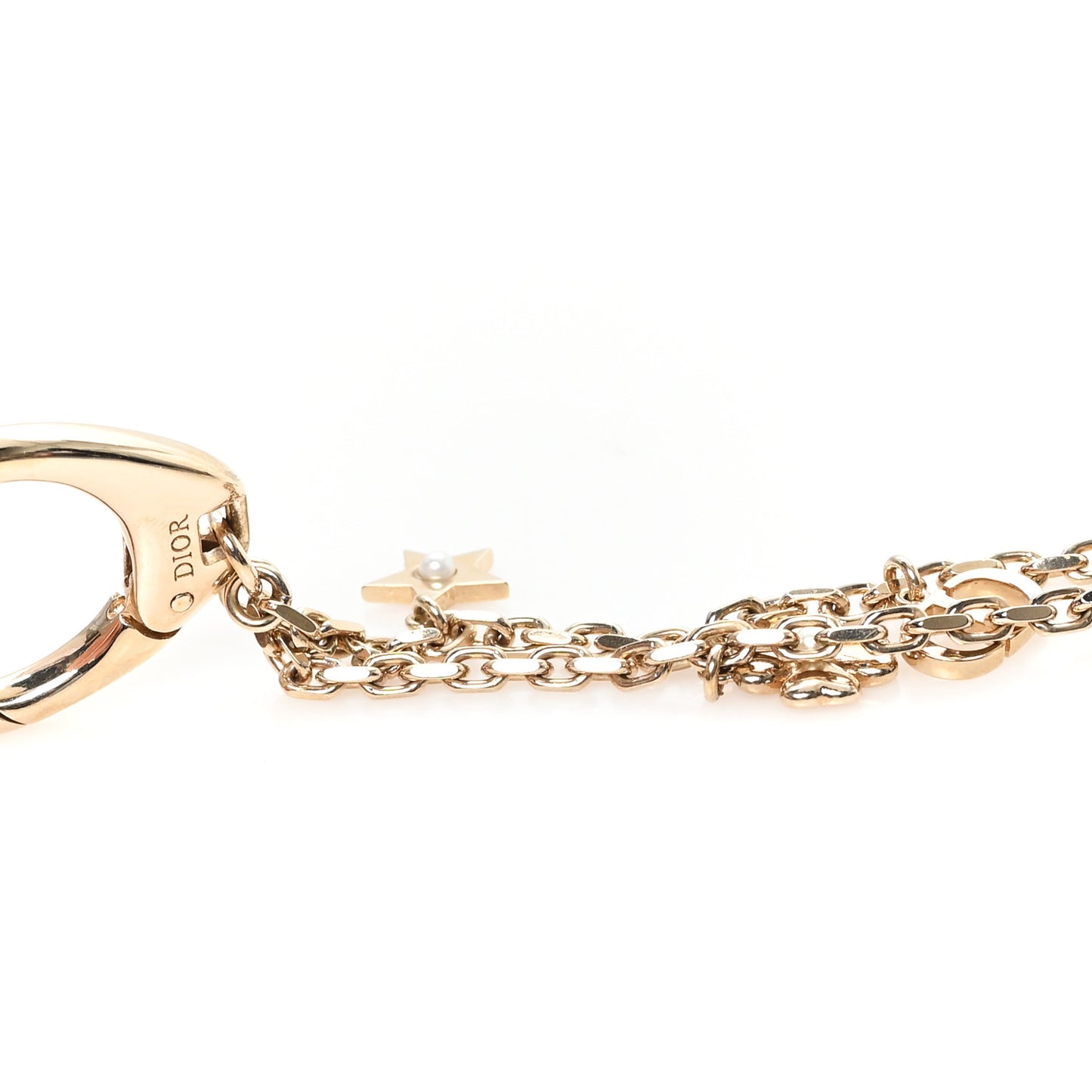 Metal Bag Charm Gold