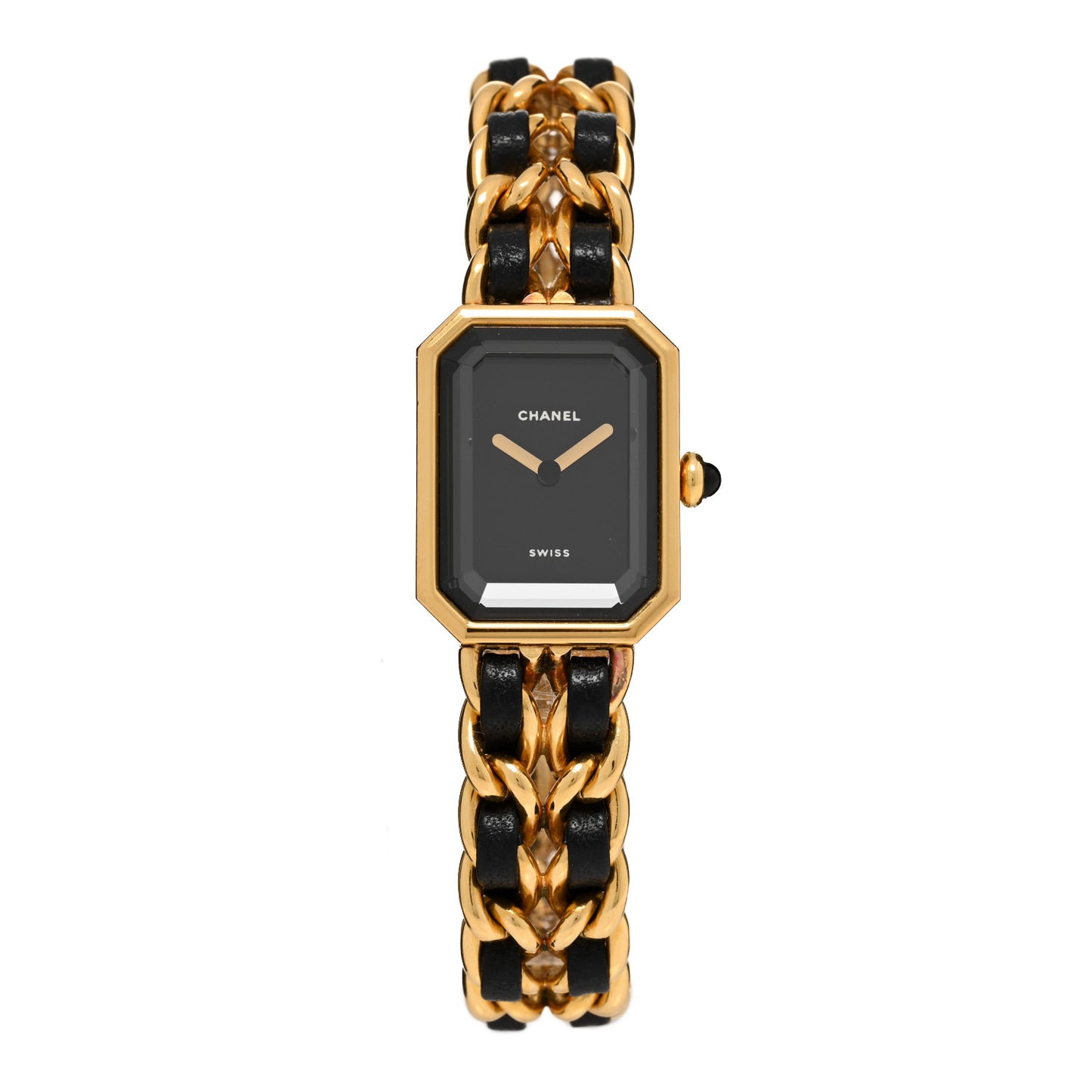 Stainless Steel Lambskin 20mm Chain Premiere Quartz Watch Gold XL
