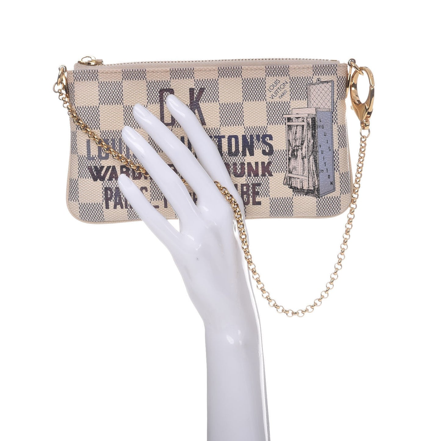 Damier Azur Trunk Pochette Milla MM