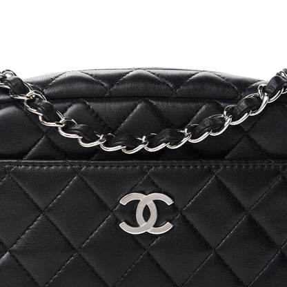 Chanel Lambskin Quilted Small Timeless Camera Case Black 12 of 12