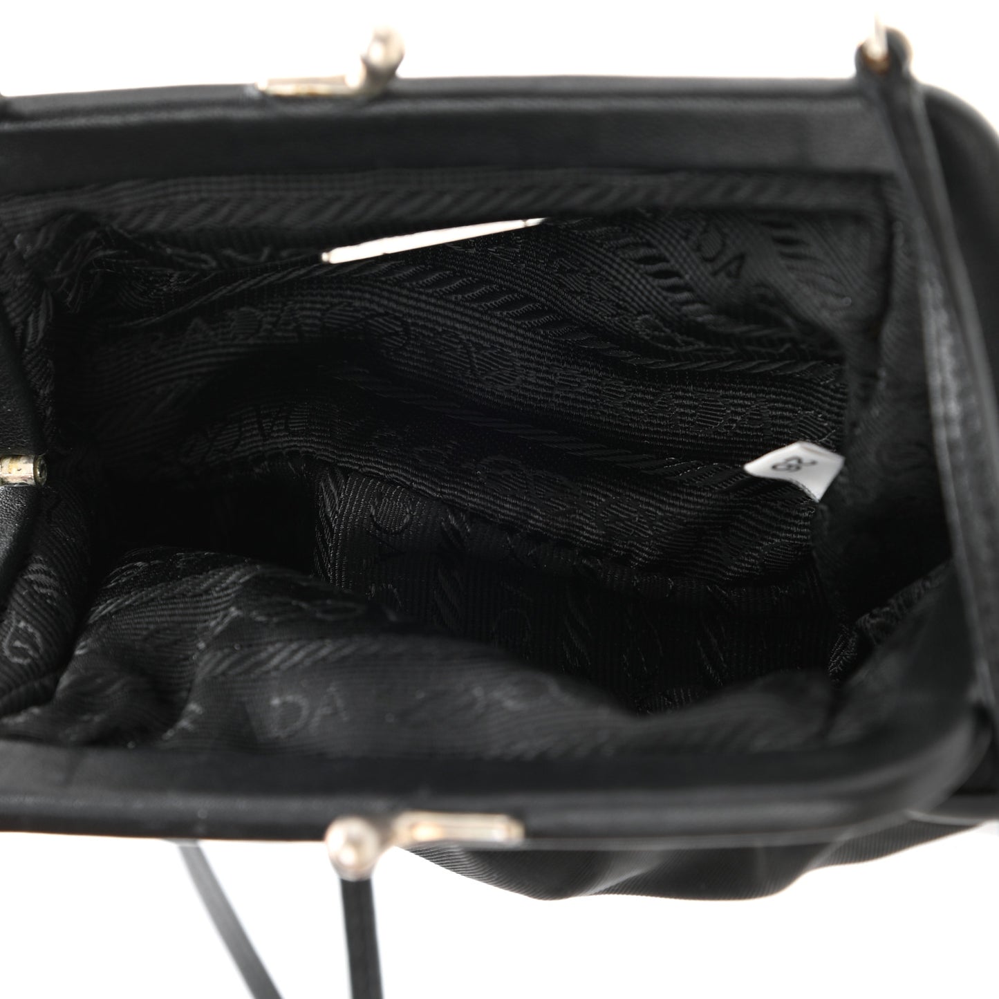 Tessuto Nylon Crossbody Bag Black