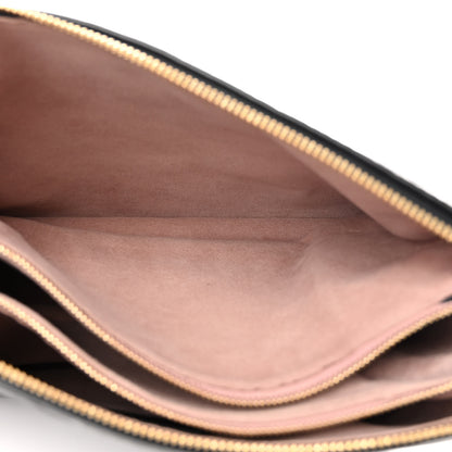 Louis Vuitton Lambskin Embossed Monogram Coussin PM Black 5 of 11
