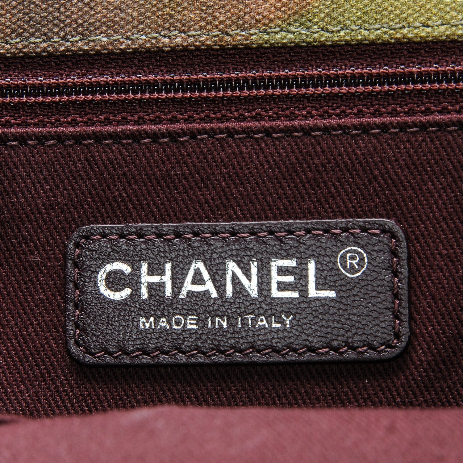 Chanel Washed Toile Large Graffiti On The Pavements Messenger Khaki Multicolor 7 of 7