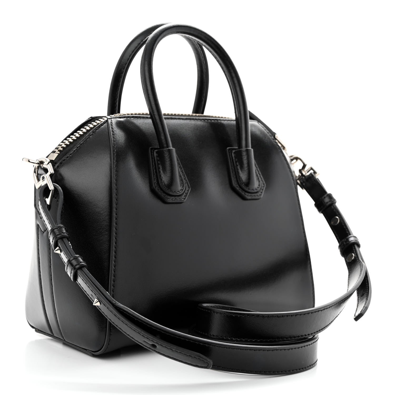 Givenchy Shiny Lord Calfskin Mini Antigona Black 3 of 11