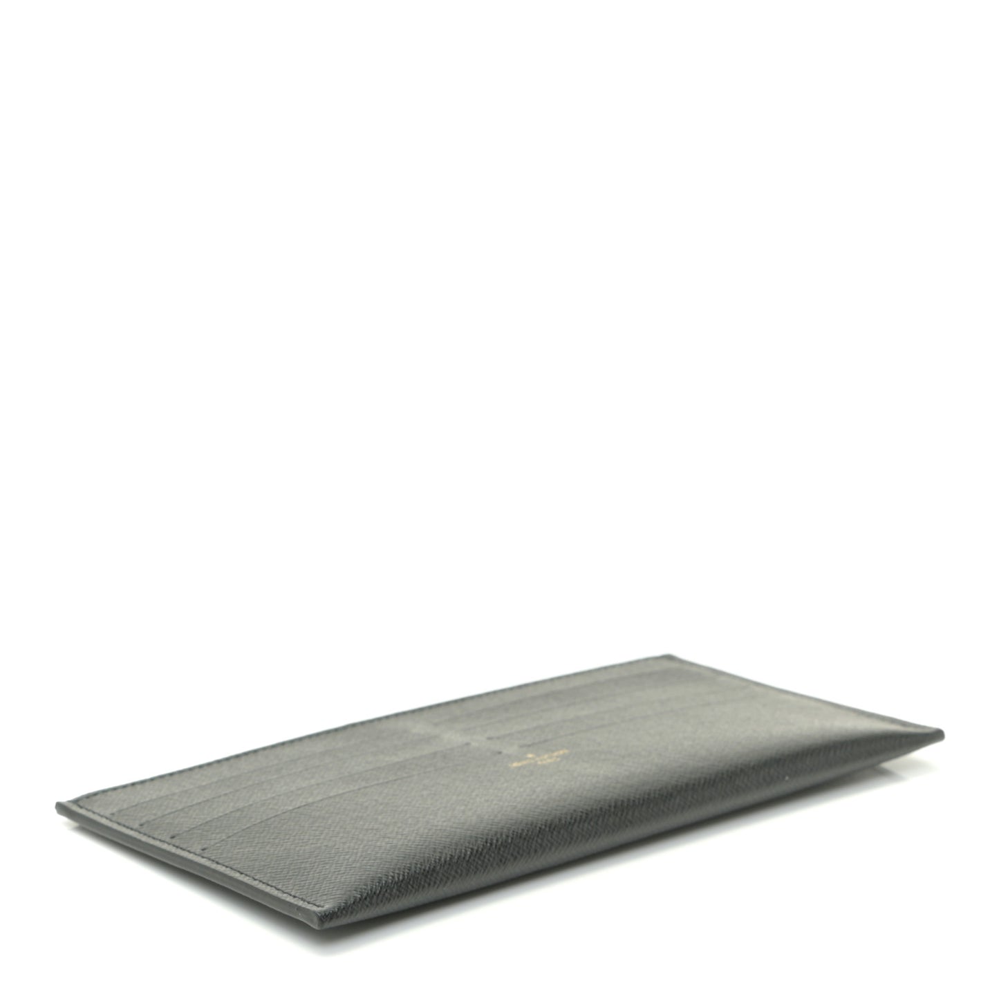 Calfskin Felicie Chain Wallet Card Holder Insert Black
