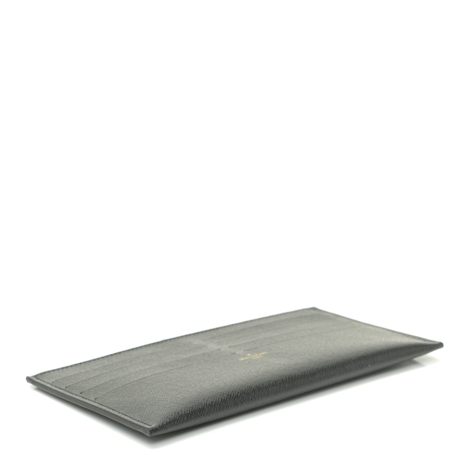 Louis Vuitton Calfskin Felicie Chain Wallet Card Holder Insert Black 3 of 5