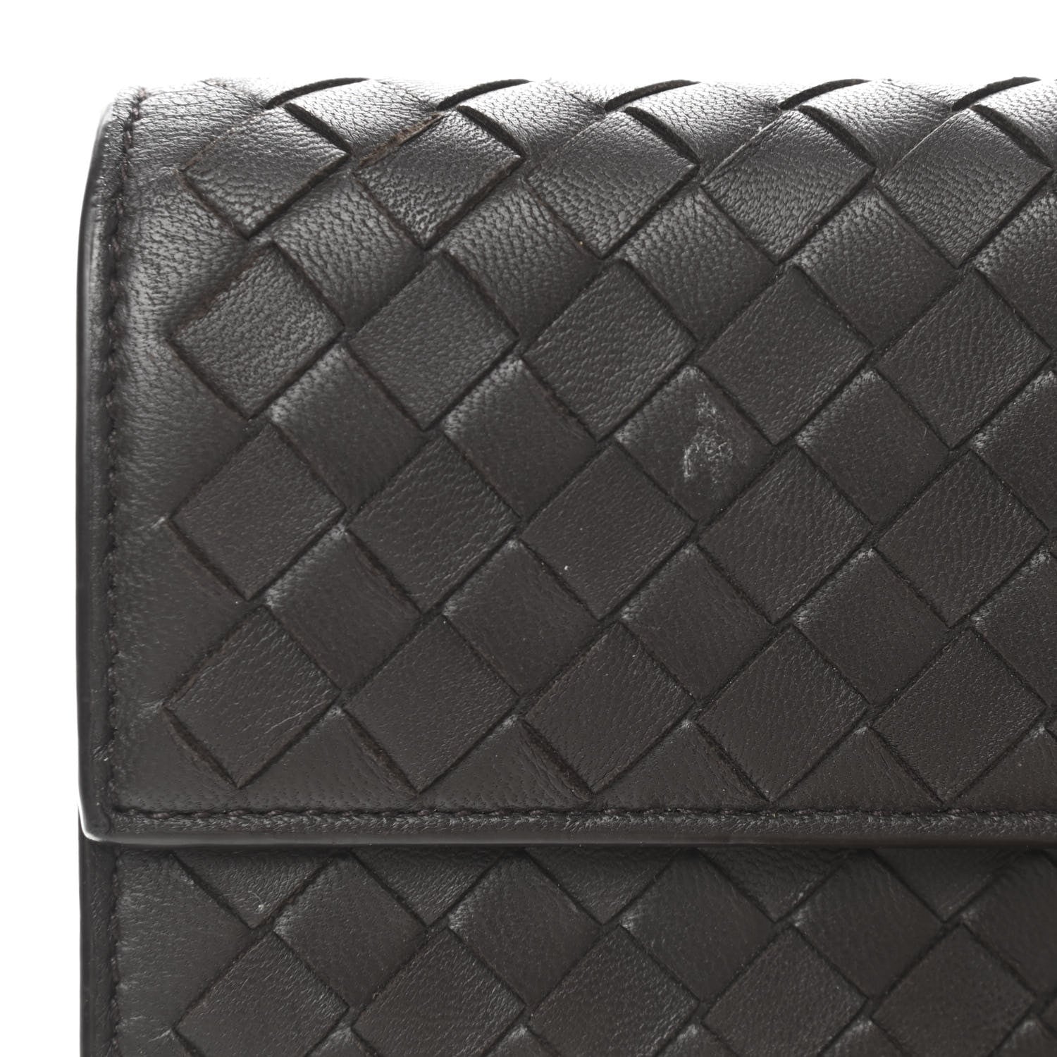 Bottega Veneta Nappa Intrecciato Continental Flap Wallet Ebano 8 of 9