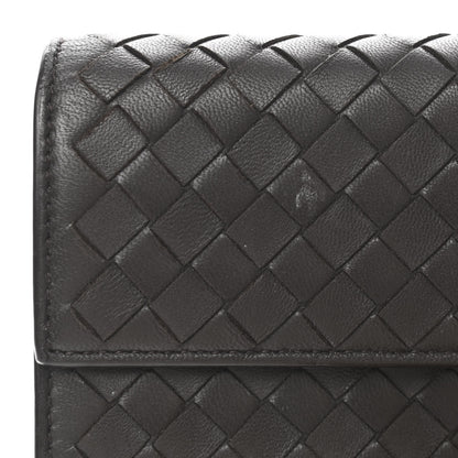 Bottega Veneta Nappa Intrecciato Continental Flap Wallet Ebano 8 of 9