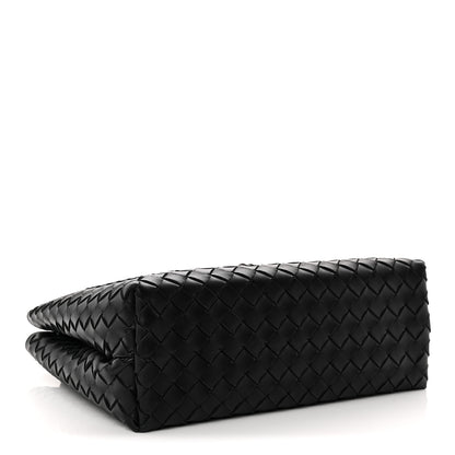Bottega Veneta Nappa Intrecciato Medium Andiamo Shoulder Bag Black 4 of 9