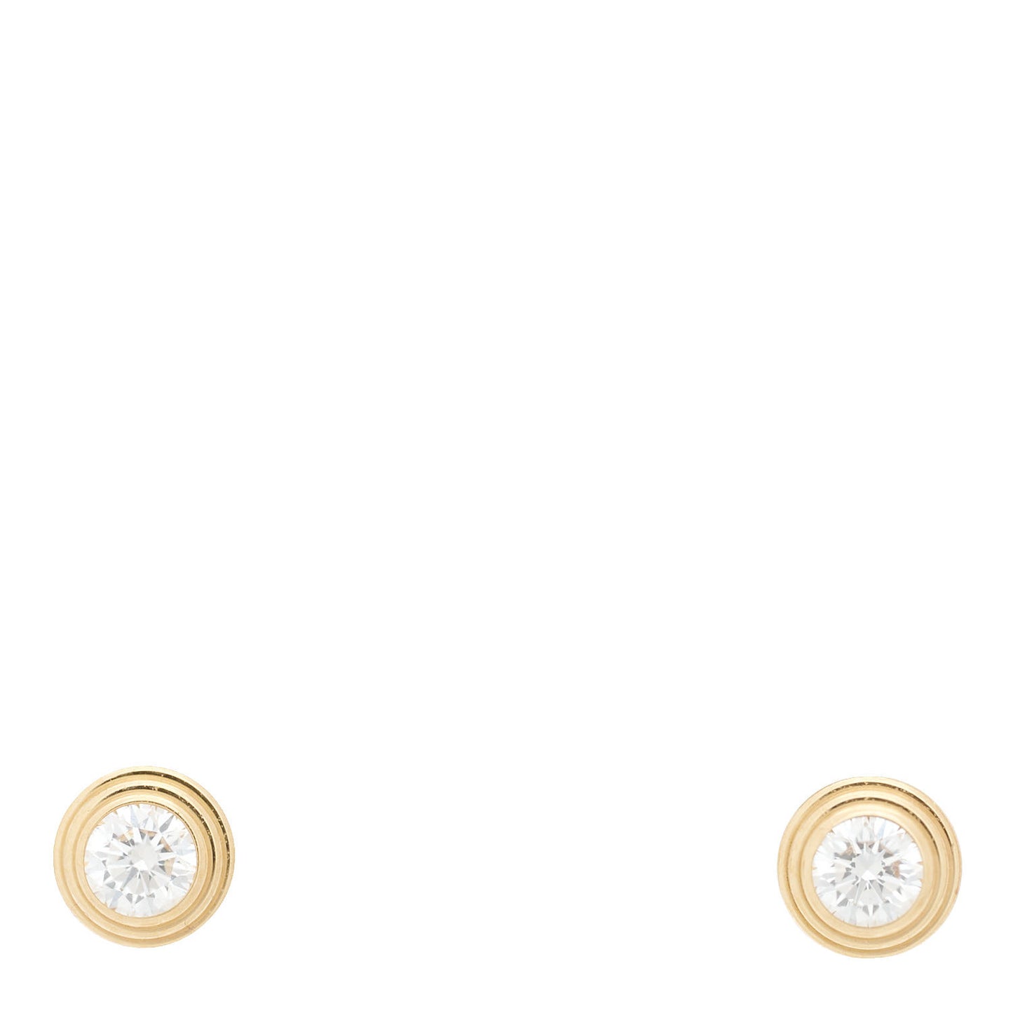 18K Yellow Gold Diamond XS D'Amour Earrings