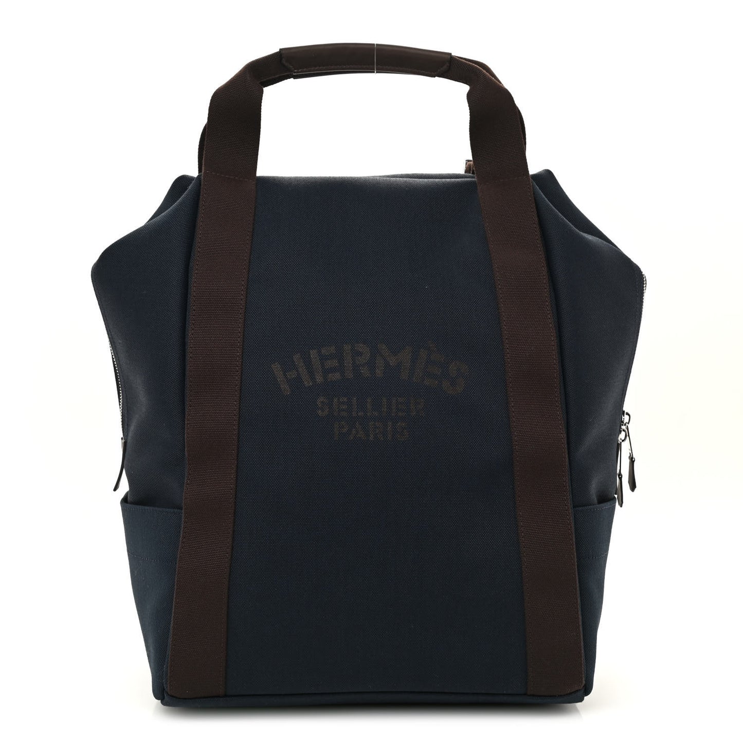 Toile Groom School Backpack Bleu Navy Feu