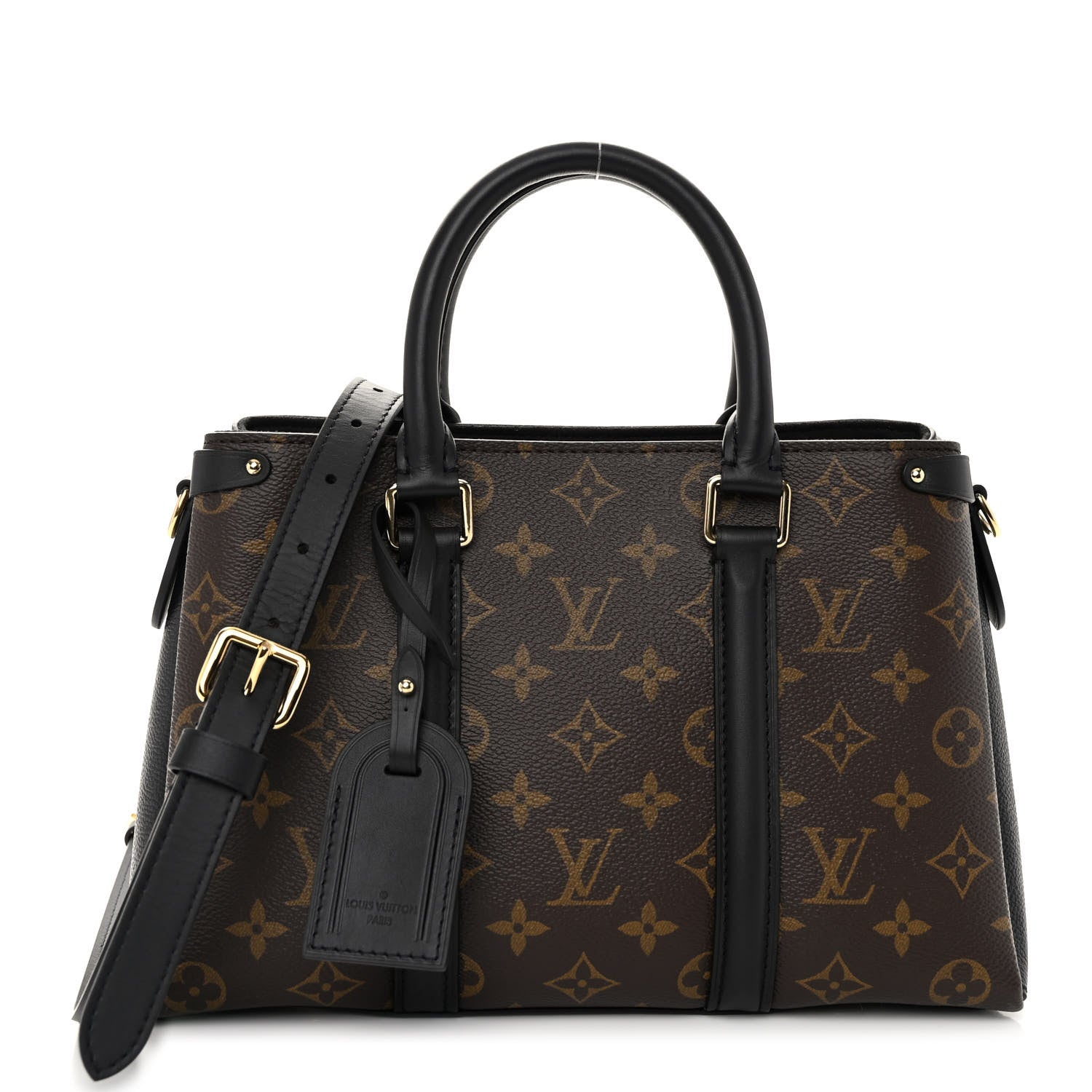 Louis Vuitton Monogram Soufflot BB Black 1 of 11