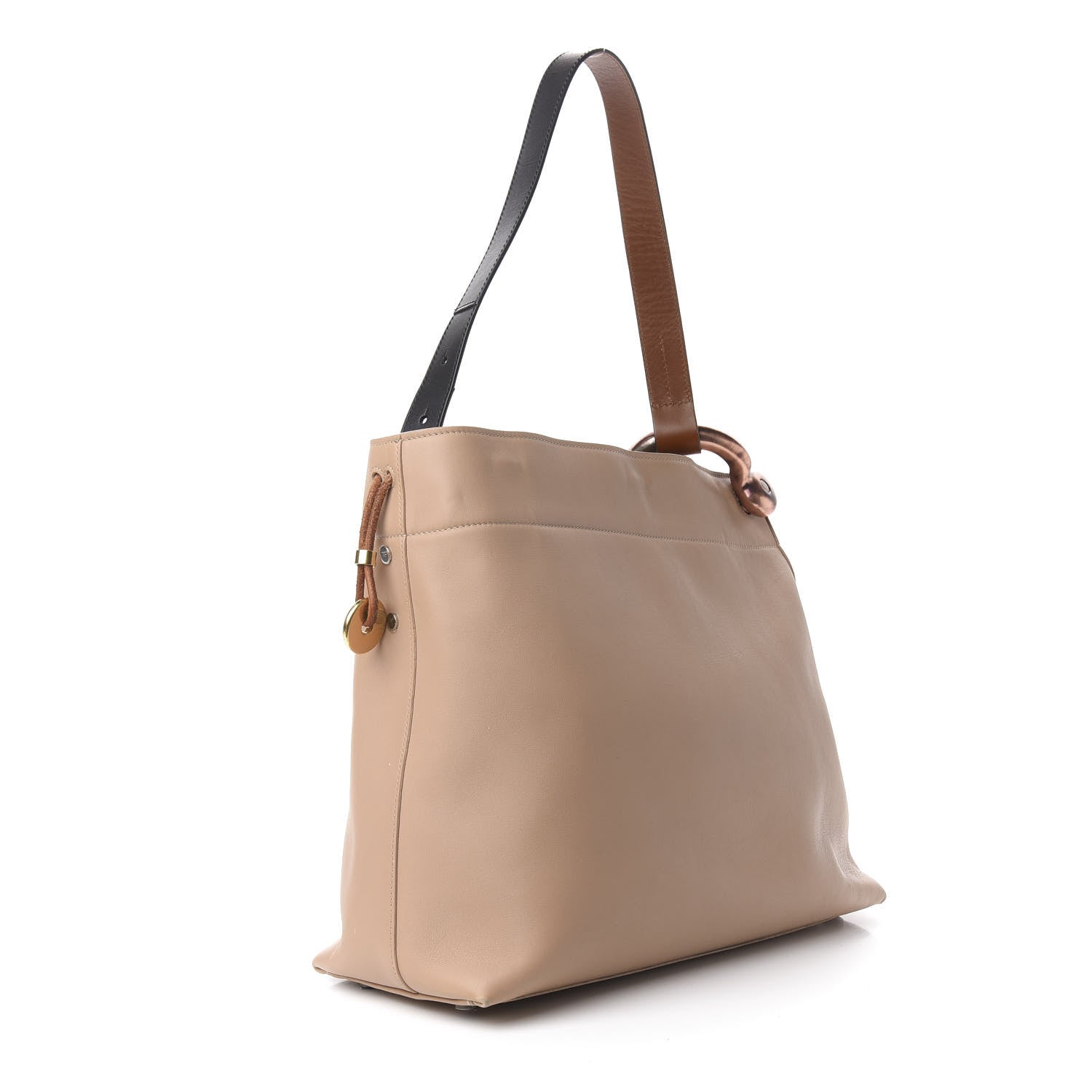 Tom Ford Calfskin Fisherman Hook Drawstring Hobo Bag Blush Nude 3 of 9