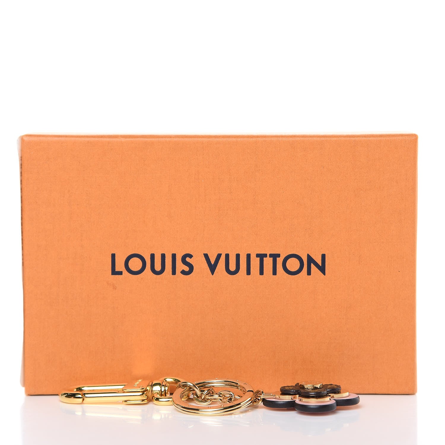 Louis Vuitton Monogram Blooming Flowers BB Bag Charm Key Holder Pink 3 of 3