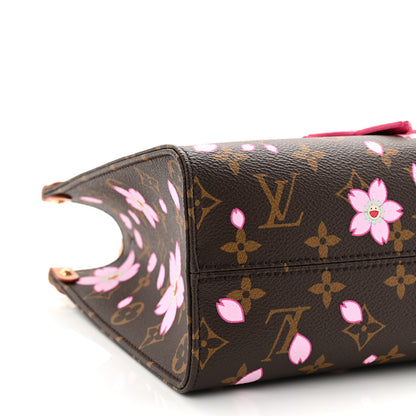 Louis Vuitton LV X TM Monogram Cherry Blossom Onthego PM Sakura Brown 8 of 10