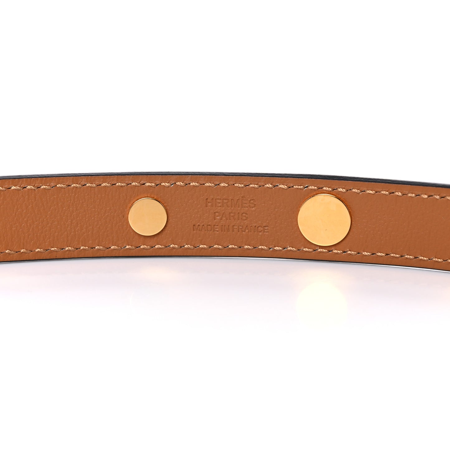 Epsom Studded Rivale 18 Belt Gold