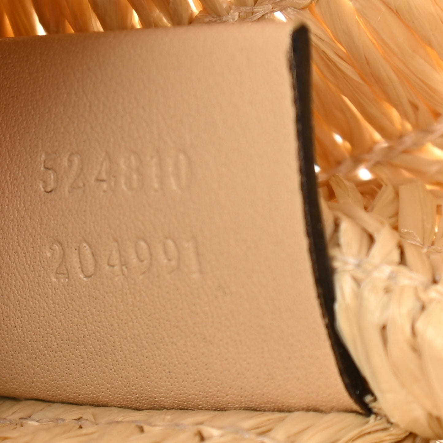 Raffia Linen Web Cestino Tote Bag