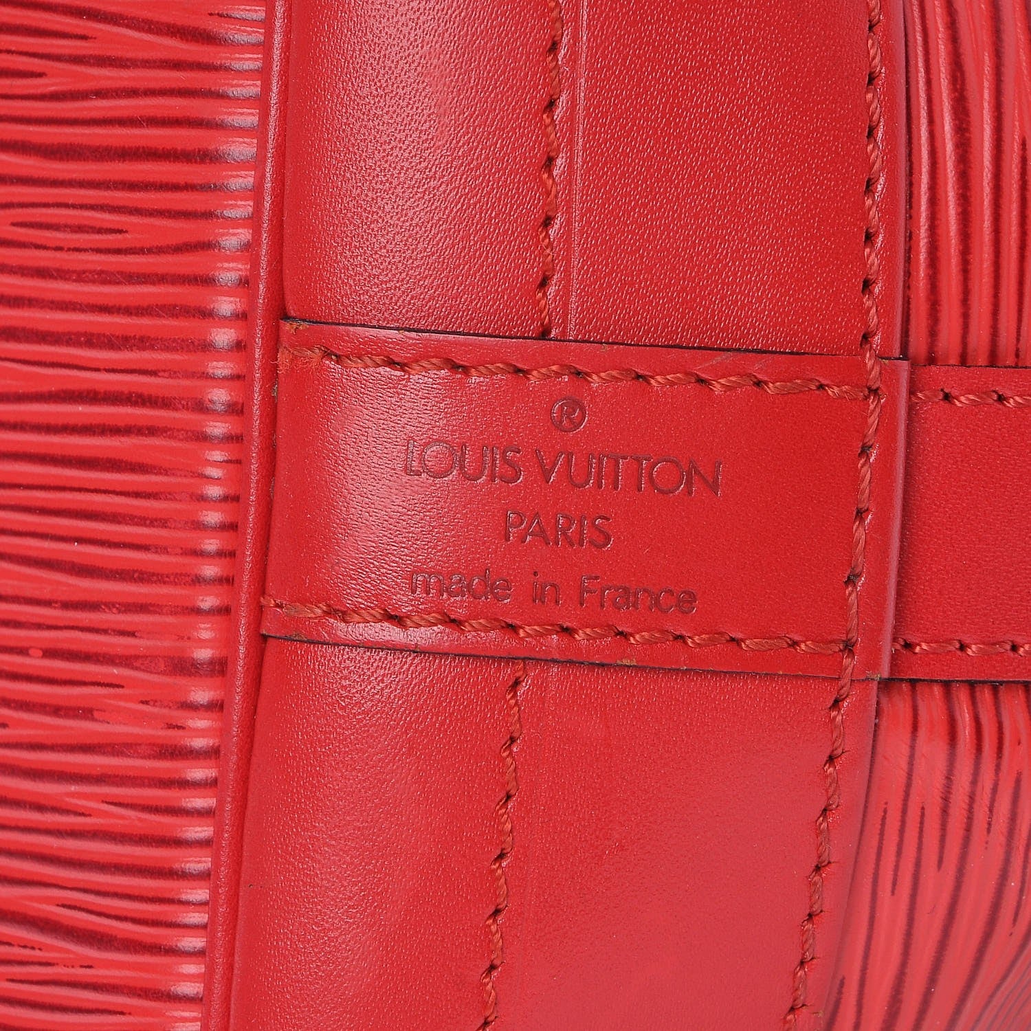 Louis Vuitton Epi Noe Castillan Red 7 of 7