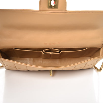 Chanel Lambskin East West Chocolate Bar Flap Beige 5 of 8