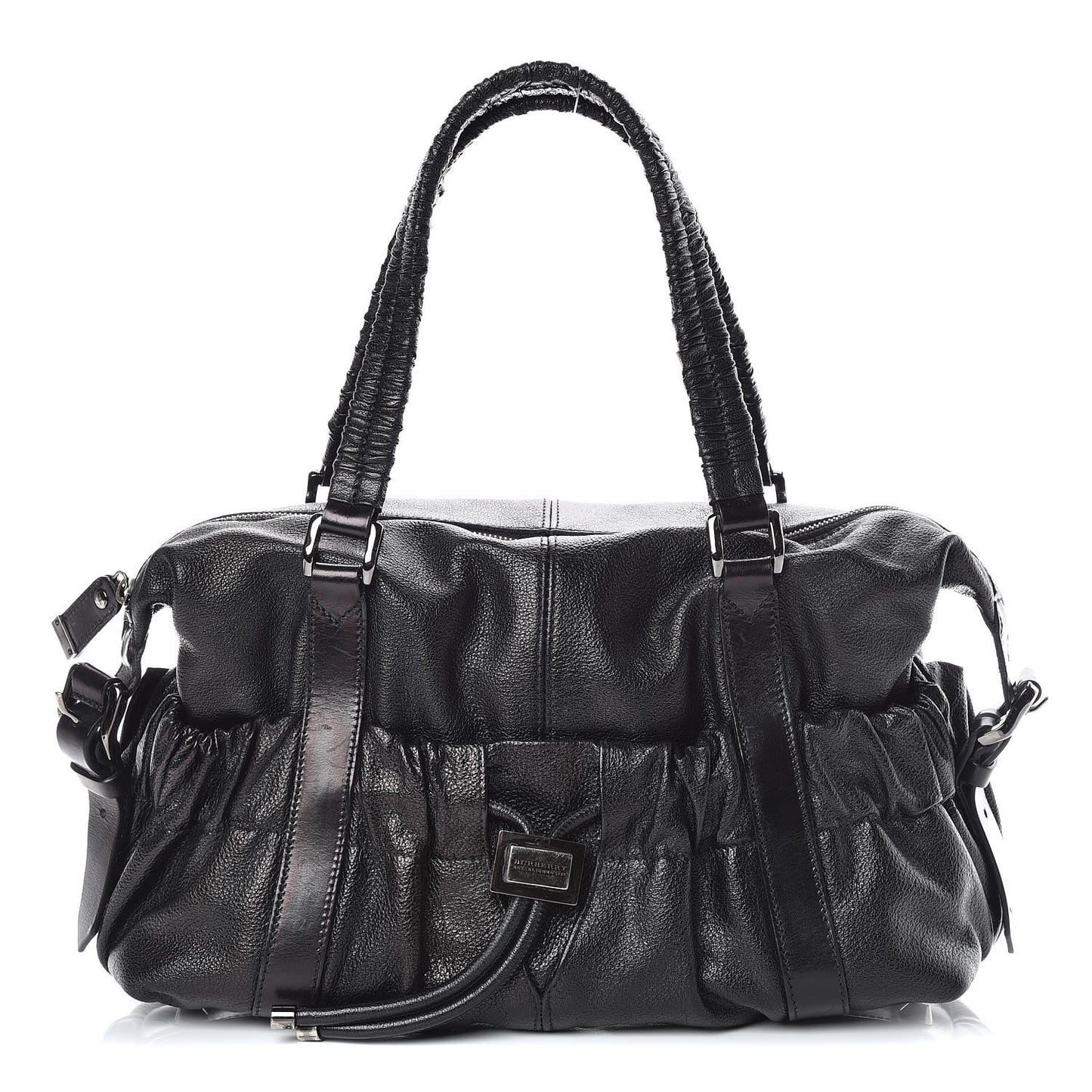 Grainy Calfskin Tote Black