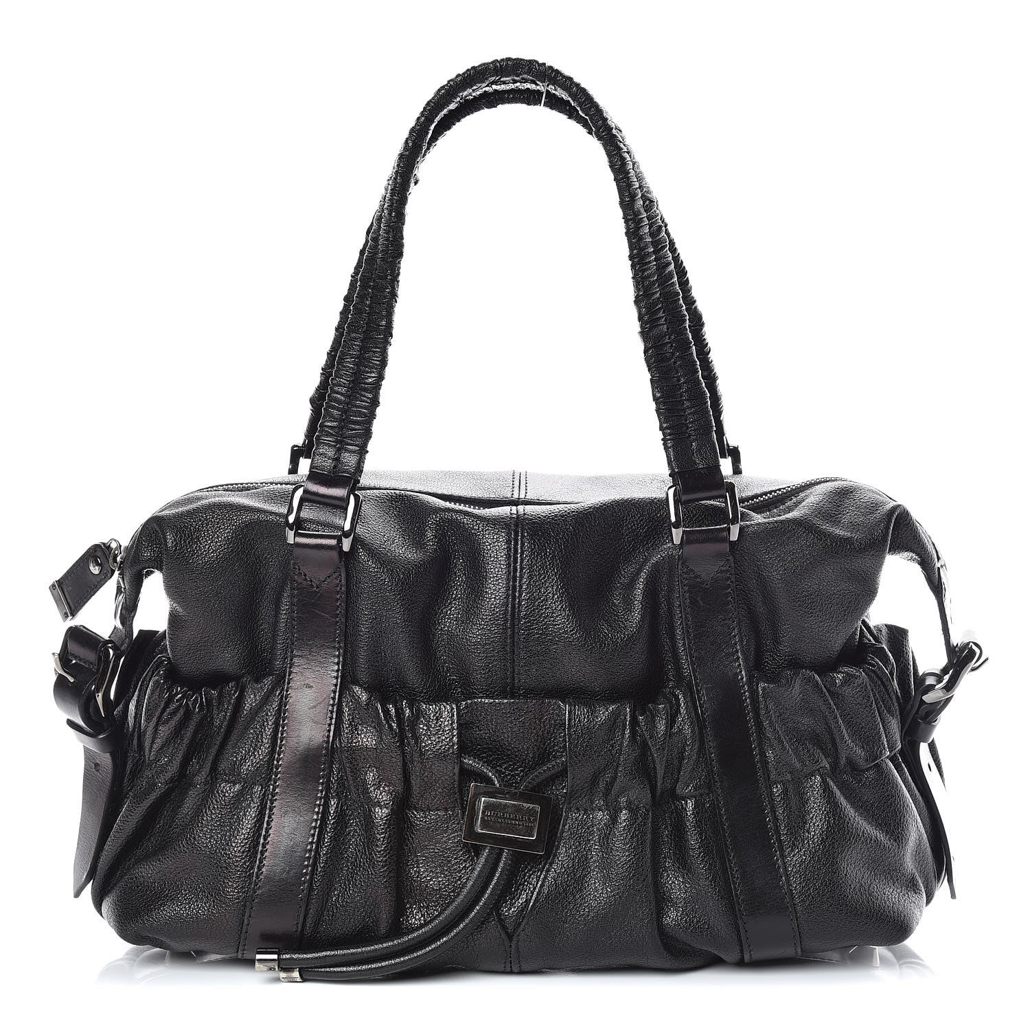 Burberry Grainy Calfskin Tote Black 1 of 18