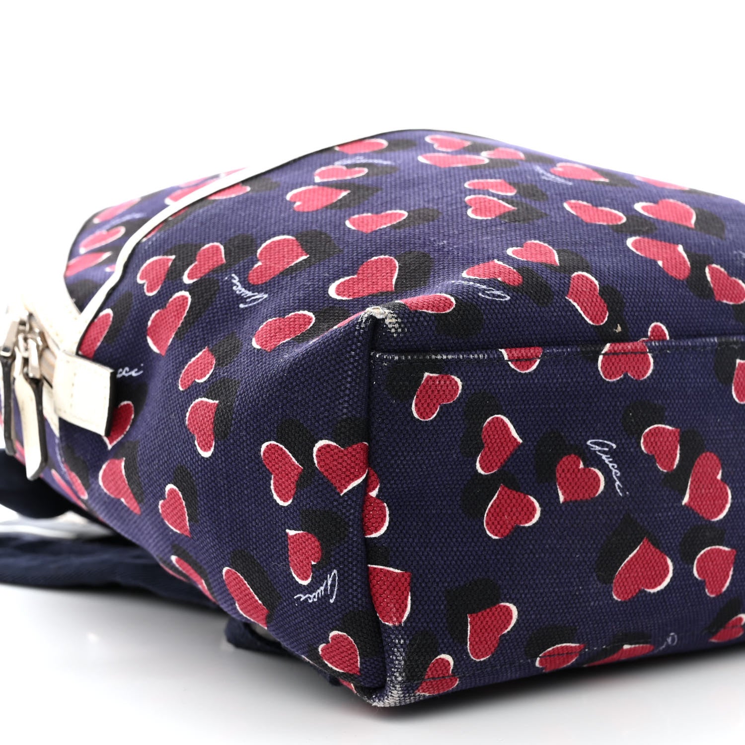 Gucci Canvas Heartbeat Print Childrens Backpack New Wine 9 of 18