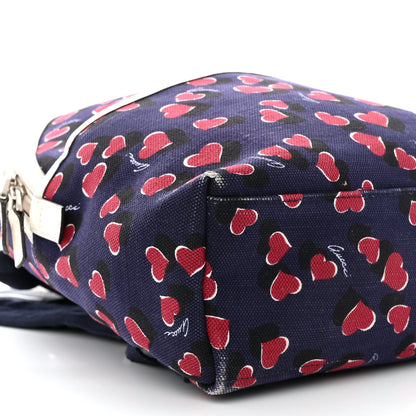 Gucci Canvas Heartbeat Print Childrens Backpack New Wine 9 of 18