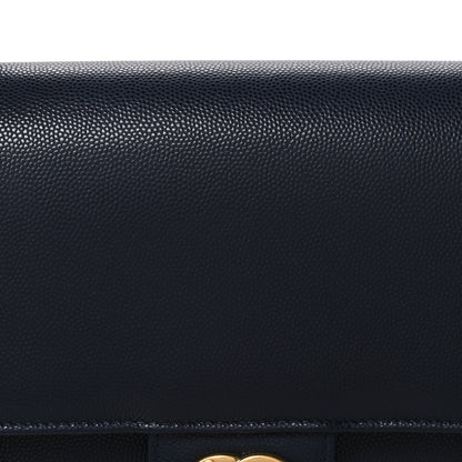 Chanel Shiny Caviar Preppy Coco Small Flap Dark Blue 7 of 10