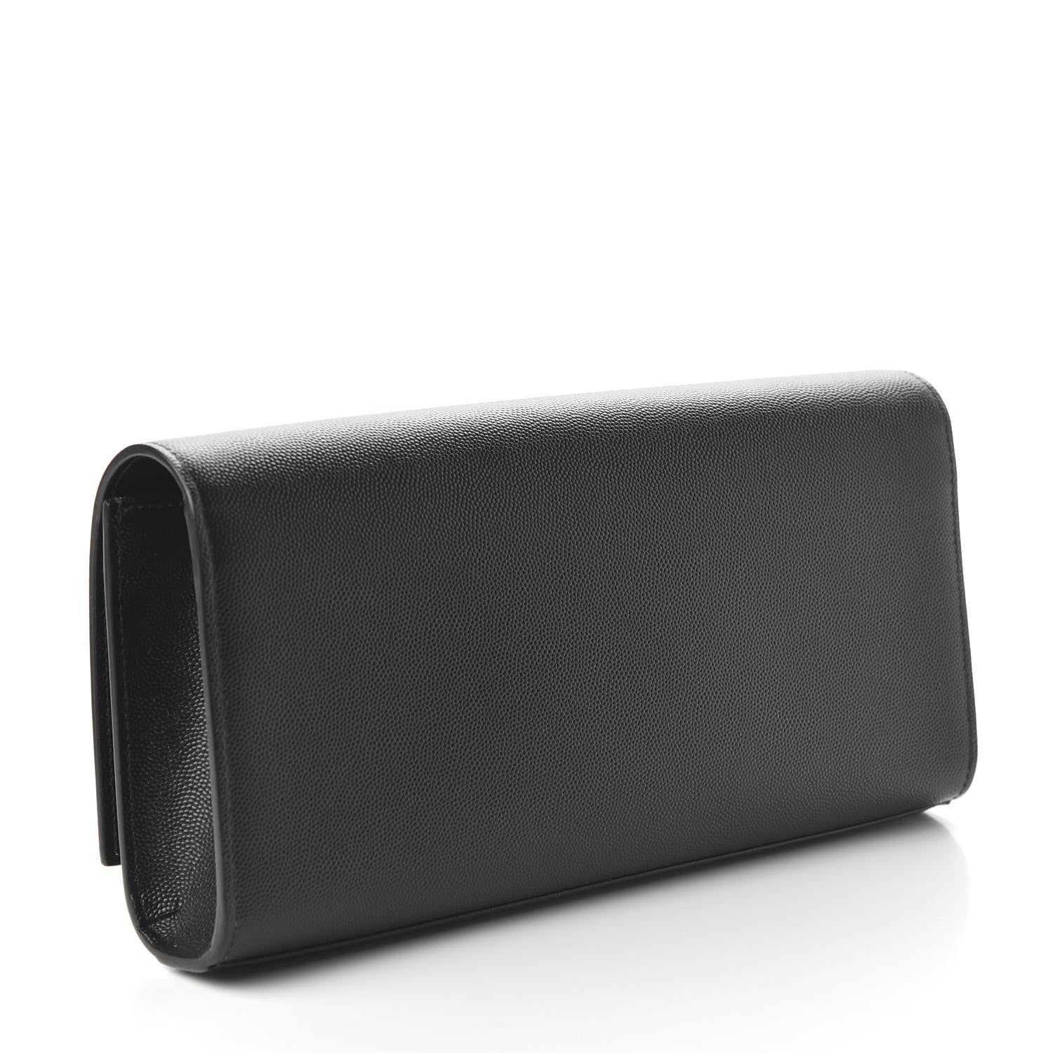 Saint Laurent Grain De Poudre Monogram Cassandre Clutch Black 3 of 9